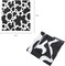 4E’s Novelty Cow Print Cowboy Hat with Bandana for Men & Women - Velvet Feel Black and White Cowgirl Hat for Cow Themed Party Decorations & Cosplay